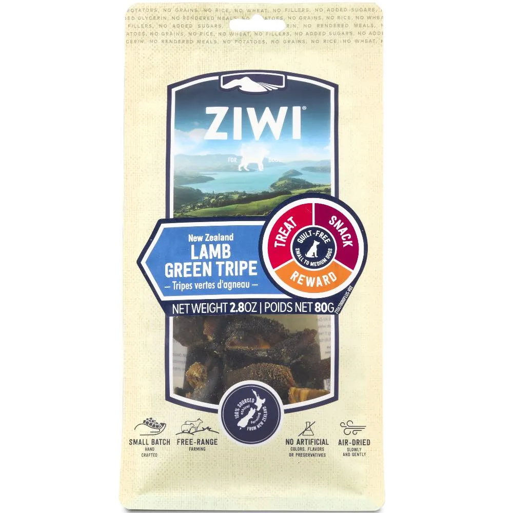 20% OFF: ZiwiPeak New Zealand Lamb Tripe Dog Chew 80g