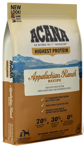 ACANA Dry Food: Appalachian Ranch Recipe