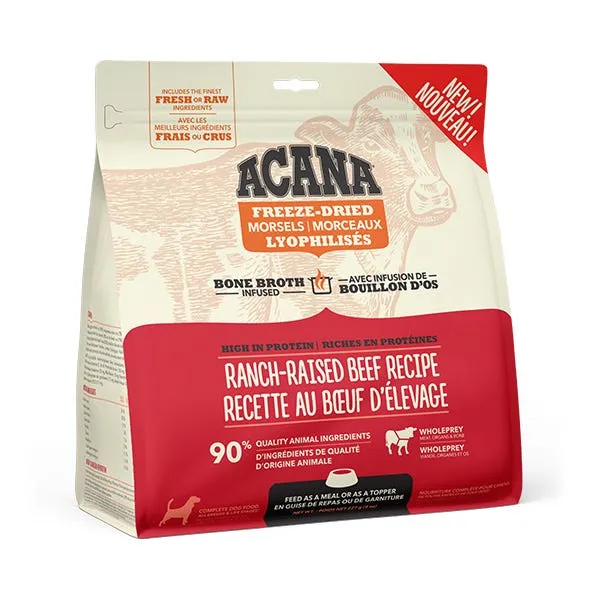 Acana Freeze-Dried Morsels Ranch-Raised Beef