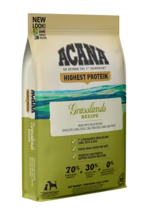 ACANA Highest Protein Grasslands Recipe Dry Dog Food