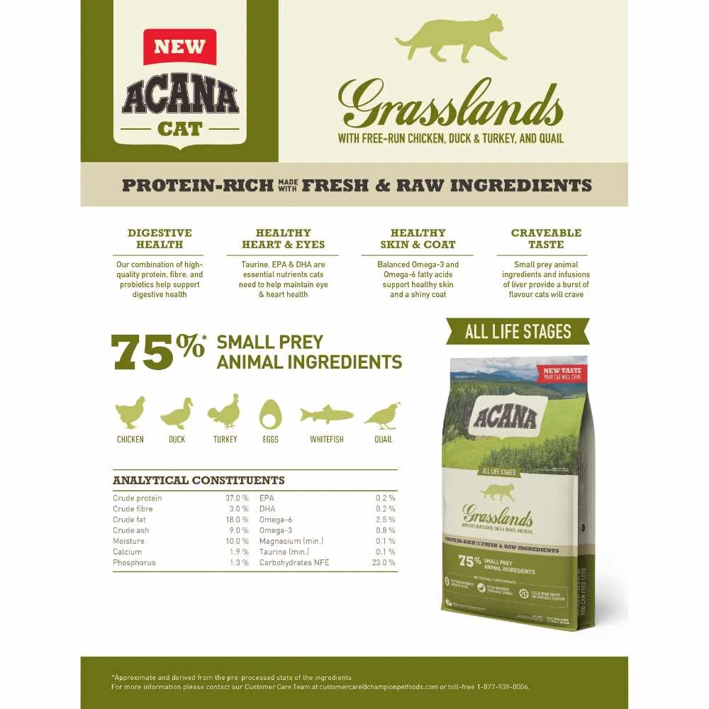 ACANA Regionals Grasslands Grain-Free Dry Cat Food