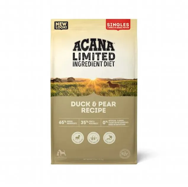 ACANA Singles Limited Ingredient Dry Dog Food Duck & Pear Recipe