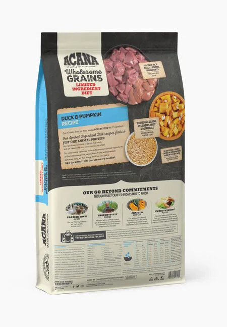 ACANA Singles   Wholesome Grains Limited Ingredient Diet Duck & Pumpkin Recipe Dry Dog Food