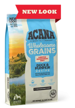 ACANA Singles   Wholesome Grains Limited Ingredient Diet Duck & Pumpkin Recipe Dry Dog Food