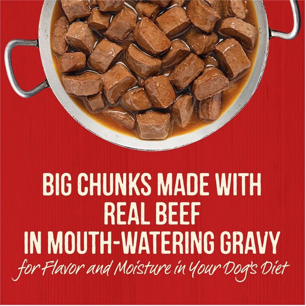 Adult Grain Free Chunky Big Texas Steak Tip Dinner Dog Can