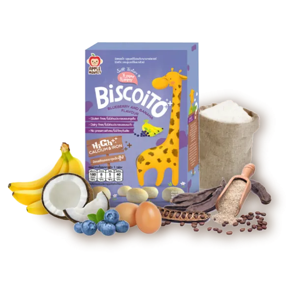 Apple Monkey Biscoito 40g