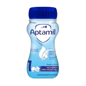 Aptamil 1 First Infant Ready to Feed Liquid Milk from Birth 200ml