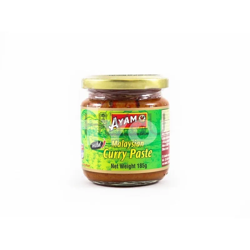 Ayam Malaysian Curry Paste Mild 185g ~ 雄鸡牌马来西亚咖喱膏 185g