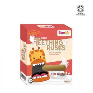 Baebis Teething Rusk Red Quinoa -  90g (6m )