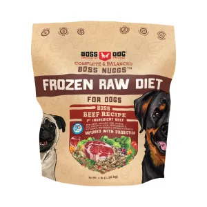 Boss Dog Nuggs Frozen Raw Beef Dog Food