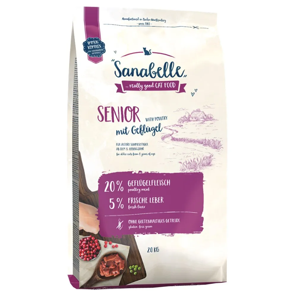 'BUNDLE DEAL w FREE TREATS': Sanabelle Senior Dry Cat Food