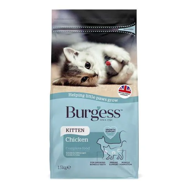 Burgess Kitten Chicken 1.5kg