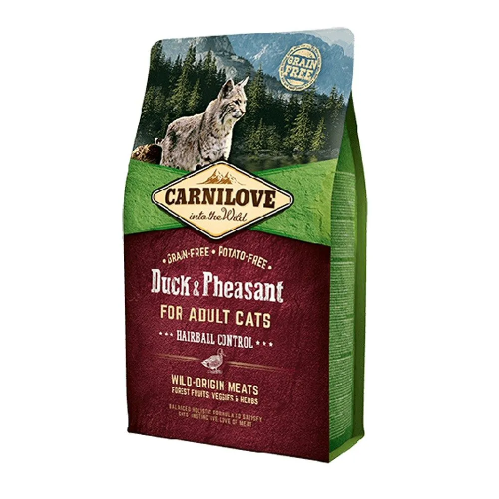 Carnilove 2kg Duck & Pheasant Dry Cat Food