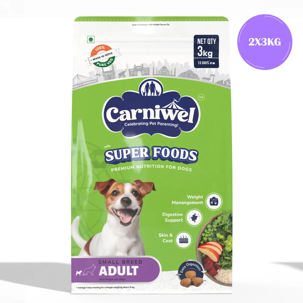 Carniwel Superfoods Veg Kibble Small Breed Adult Dog Dry Food