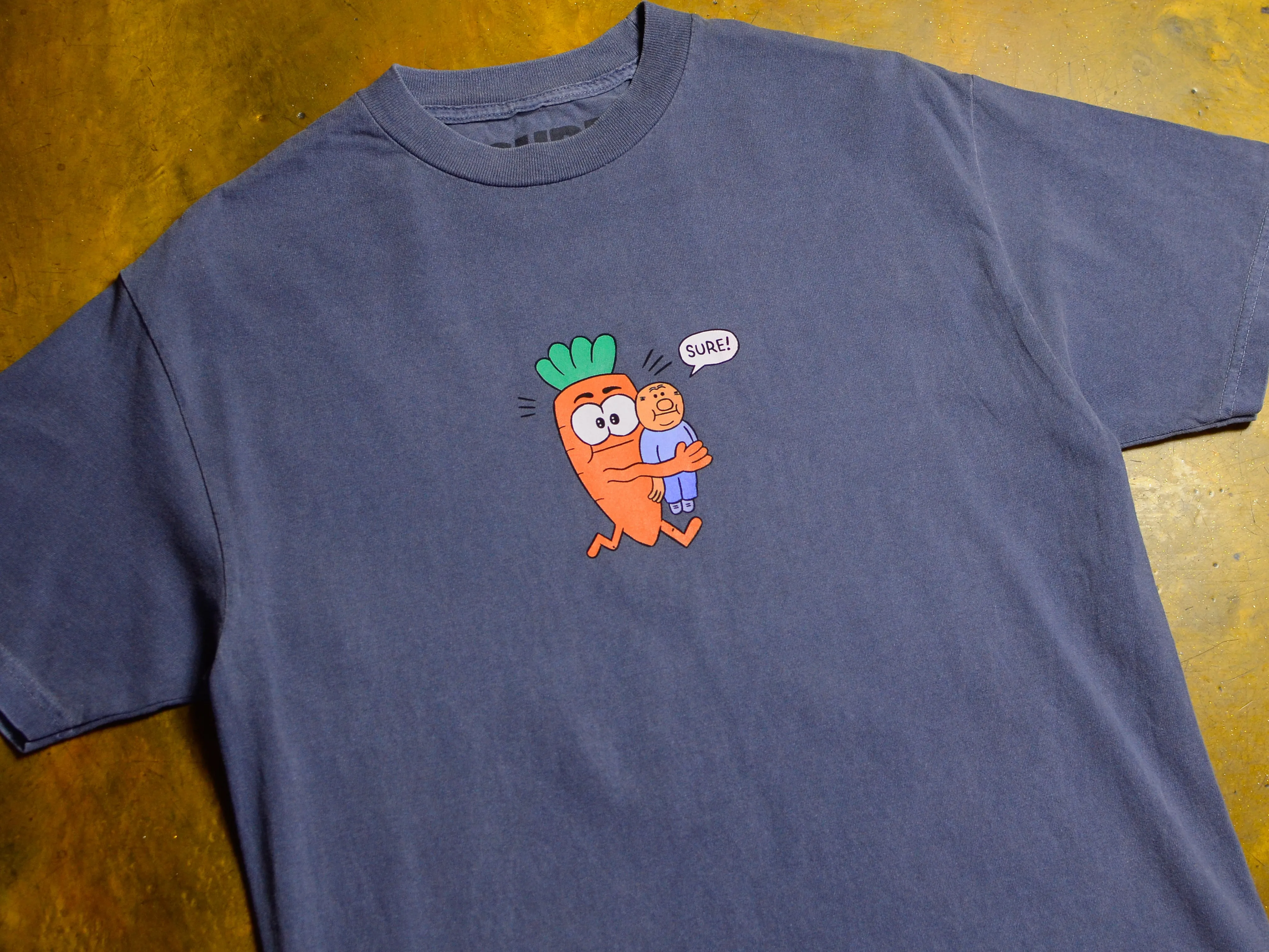 Carrot Carry T-Shirt - Faded Navy