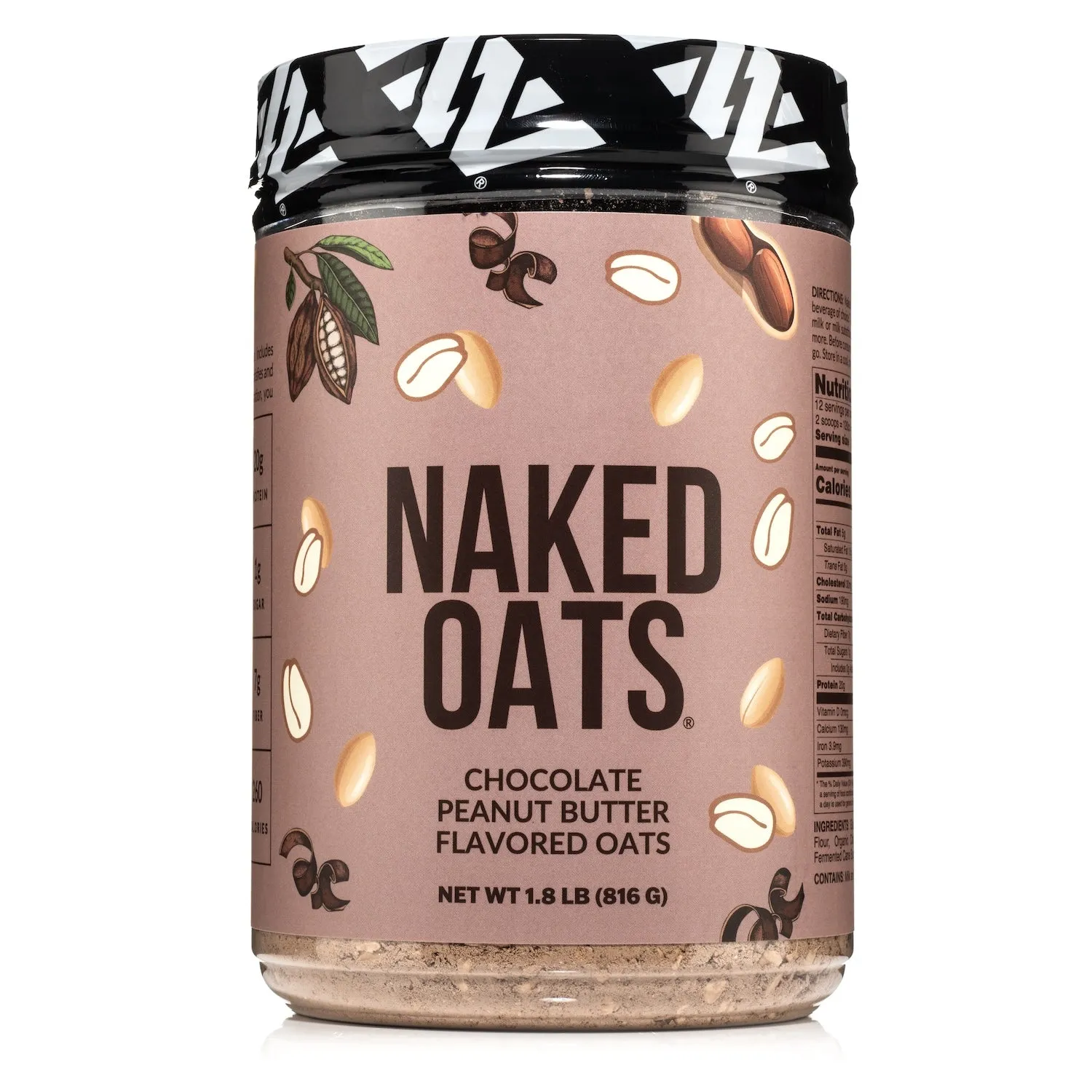 Chocolate Peanut Butter Protein Oats | Naked Oats