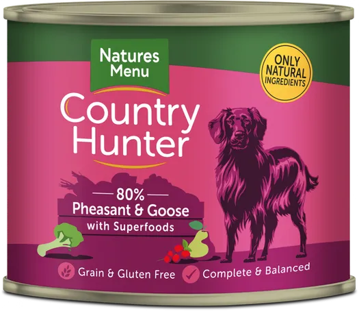 Country Hunter Dog Food Pheasant and Goose with Superfoods 6 x 600g