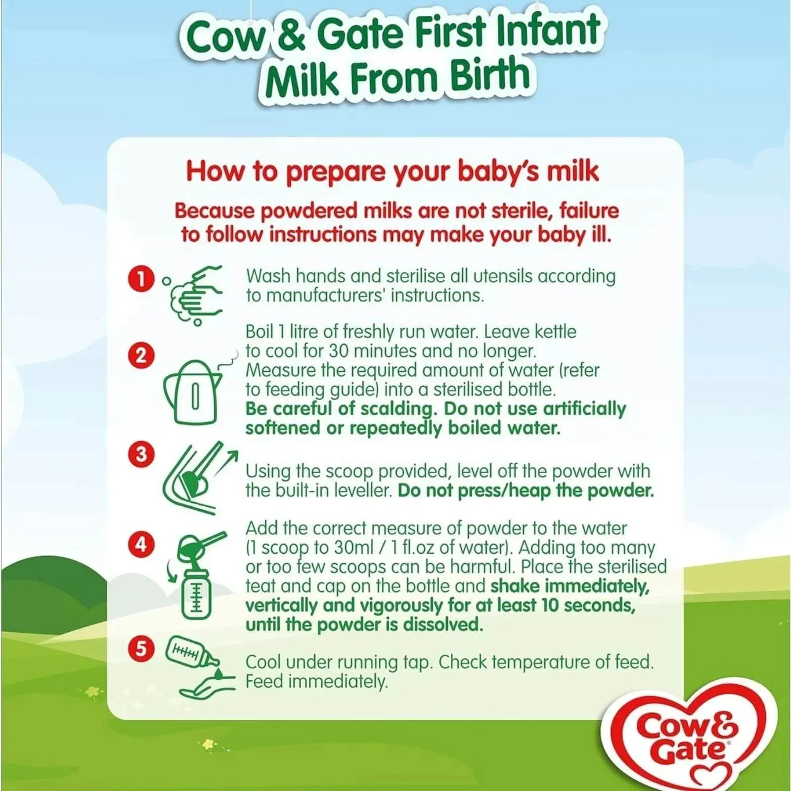 Cow & Gate 1 First Infant Milk Powder from Birth 800g