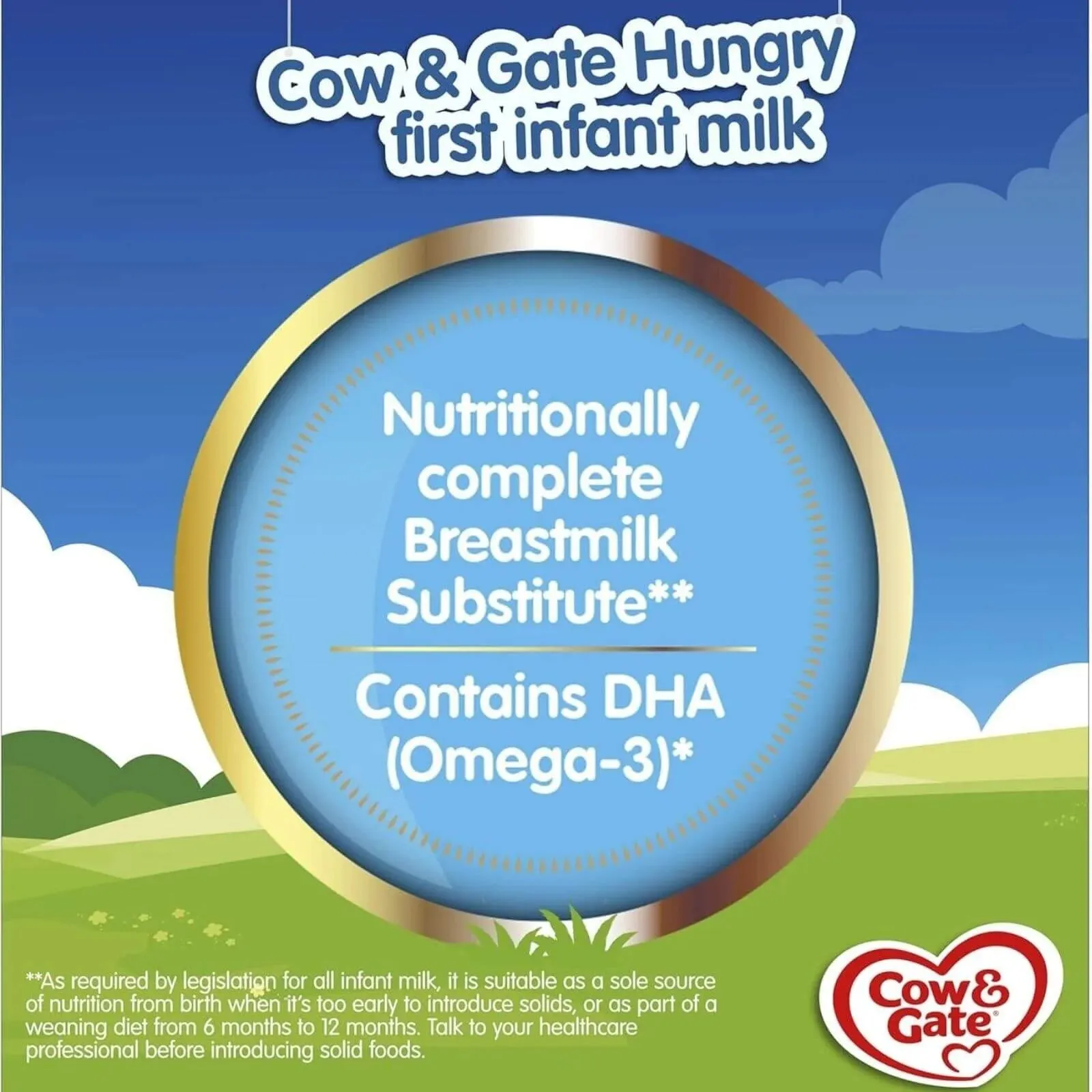 Cow & Gate 1 Hungry Baby Milk Powder from Birth 800g