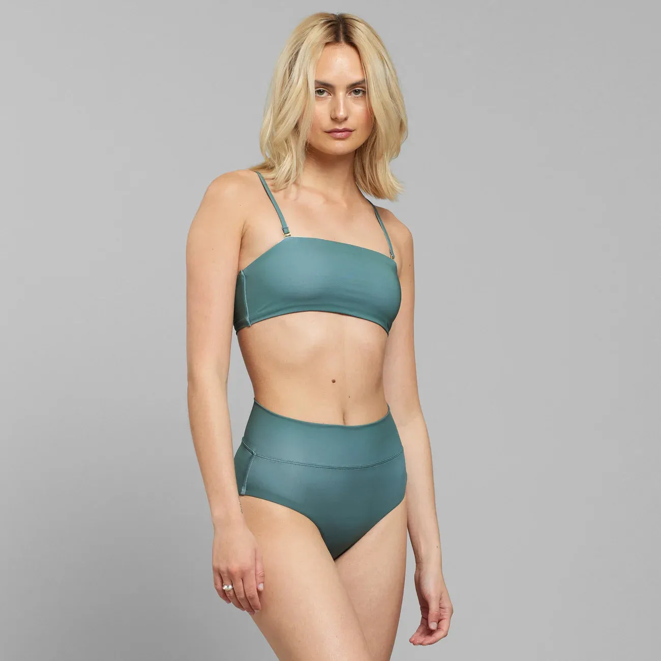 DEDICATED Slite bikini pants duck green women