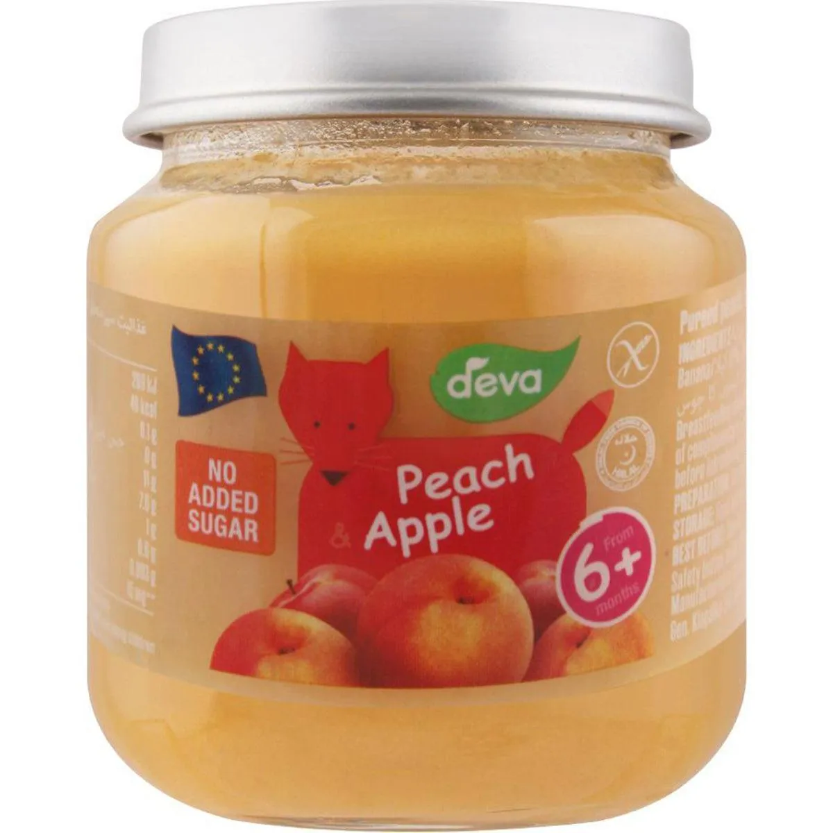 DEVA PEACH APPLE 6  MONTHS 125GM