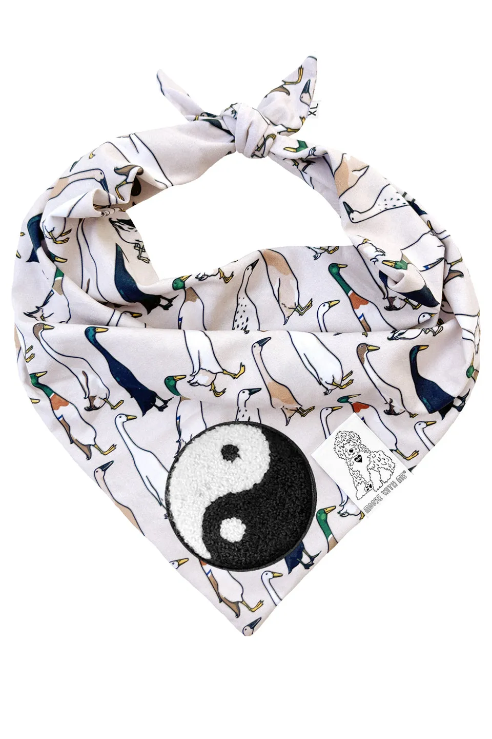 ★Dog Bandana Duck - Customize with Interchangeable Velcro Patches