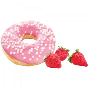 Donuts with taste  frozen strawberries 55g