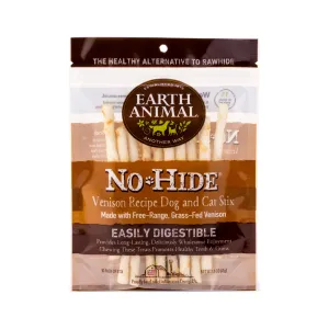 Earth Animal No-Hide Stix Venison Recipe Chews (10pk)