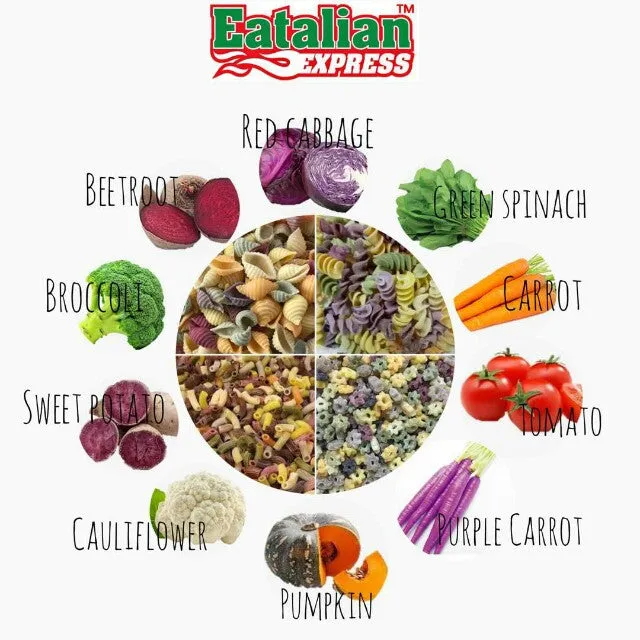 Eatalian Express Mixed Vegetable Pasta (8m ) (100g)