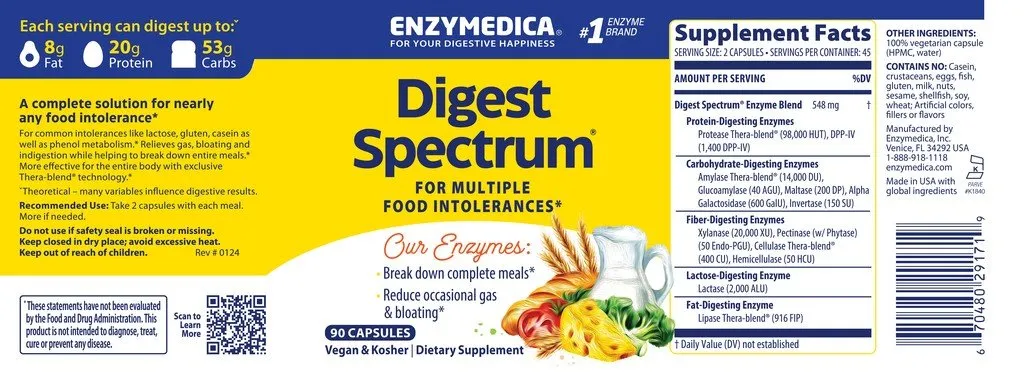 Enzymedica Digest Spectrum 90 Capsule