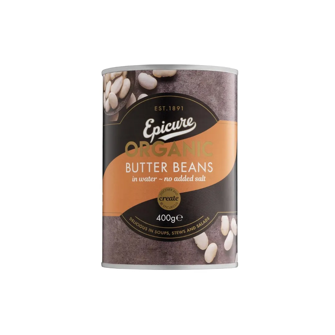 Epicure Butter Beans in Water, 400g