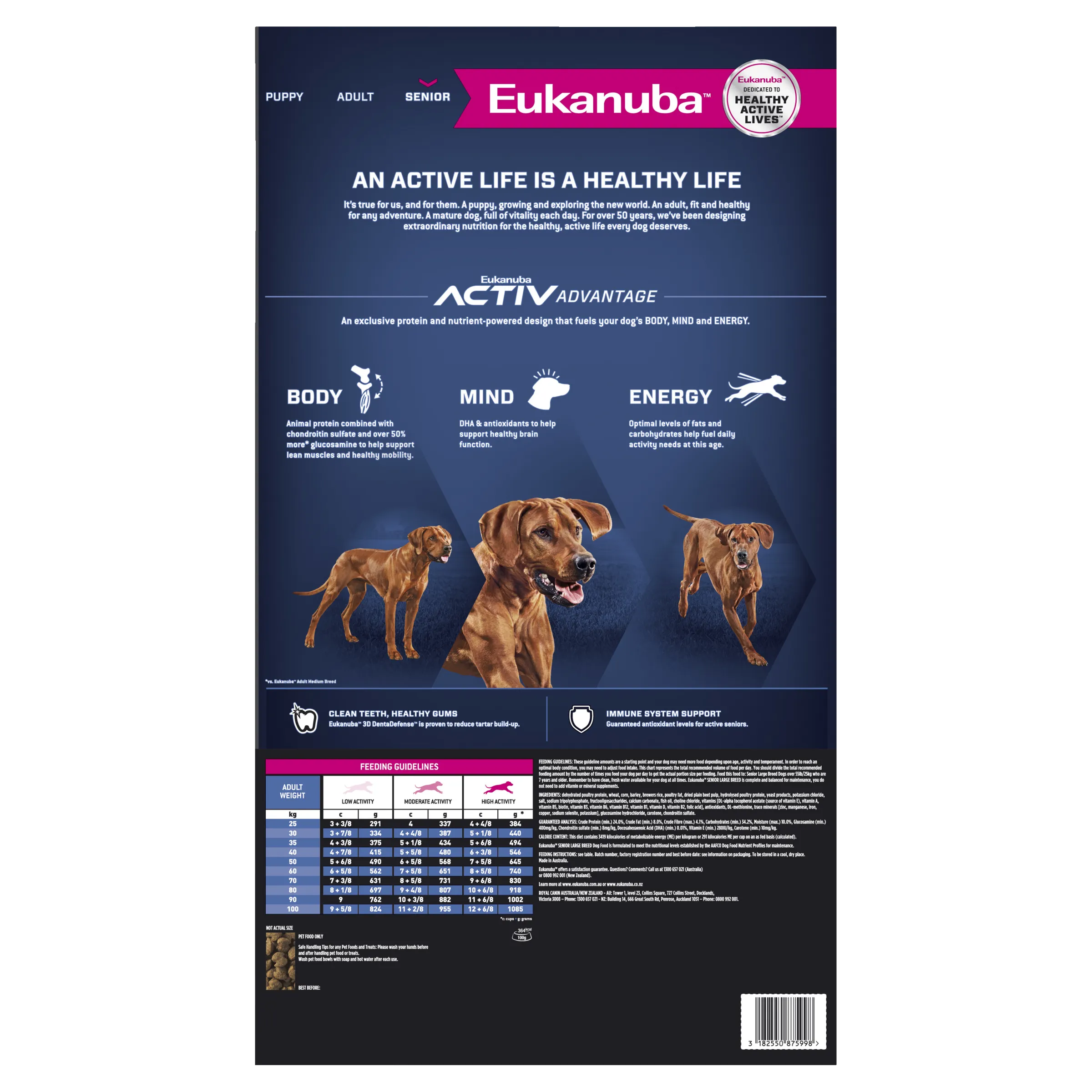 Eukanuba Senior Large Breed Dry Dog Food 14kg