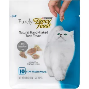 Fancy Feast Purely Natural Hand-Flaked Tuna Cat Treats 30g