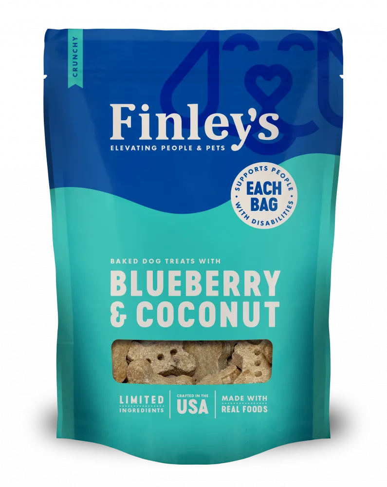 Finleys Blueberry & Coconut Crunchy Biscuits