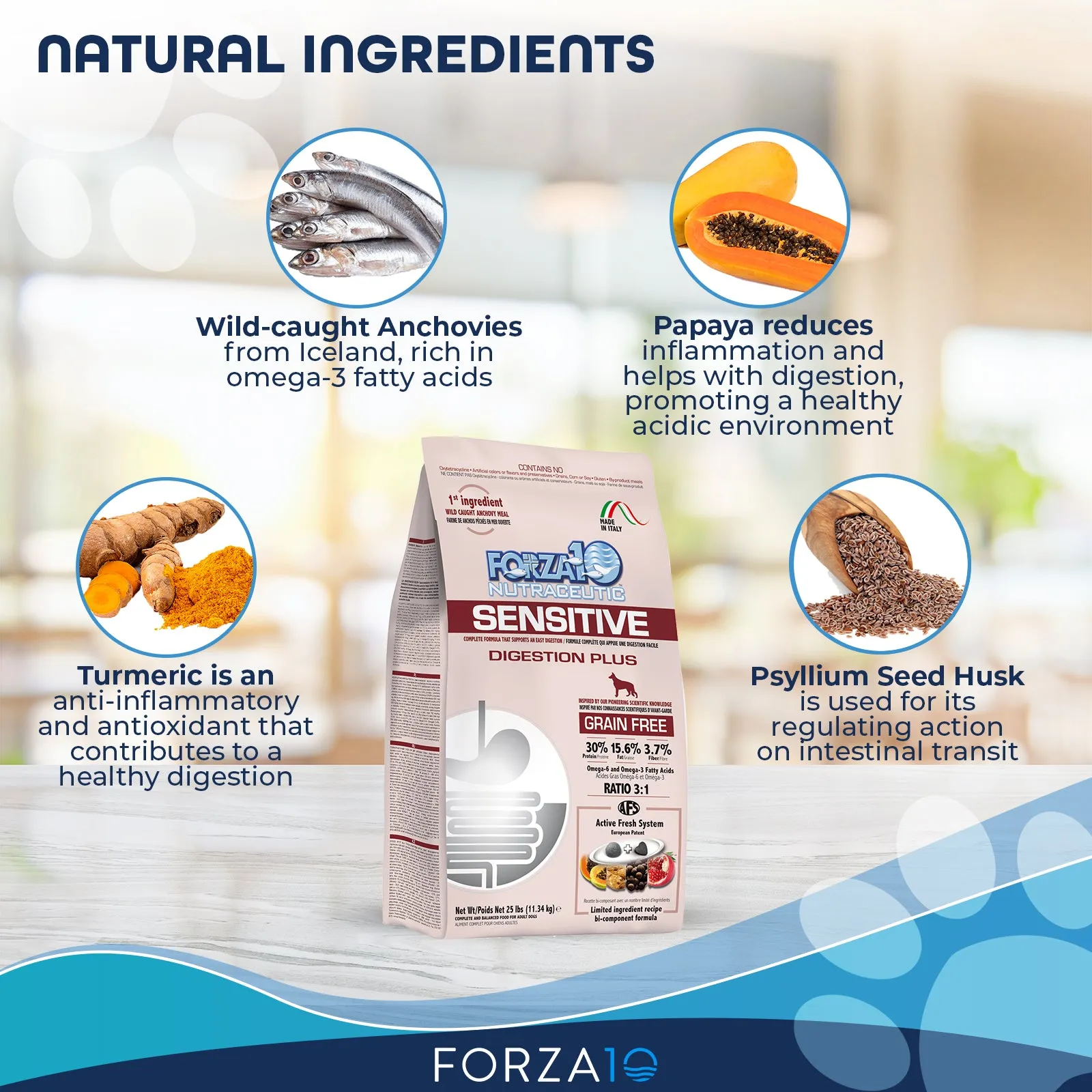 Forza10 Nutraceutic Sensitive Digestion Grain-Free Dry Dog Food