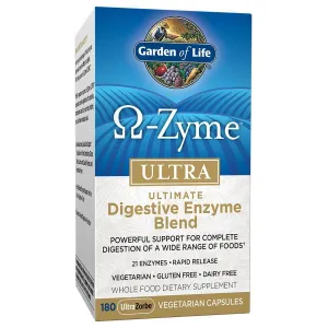 Garden Of Life Omega-Zyme Ultra 180 Veg Caps