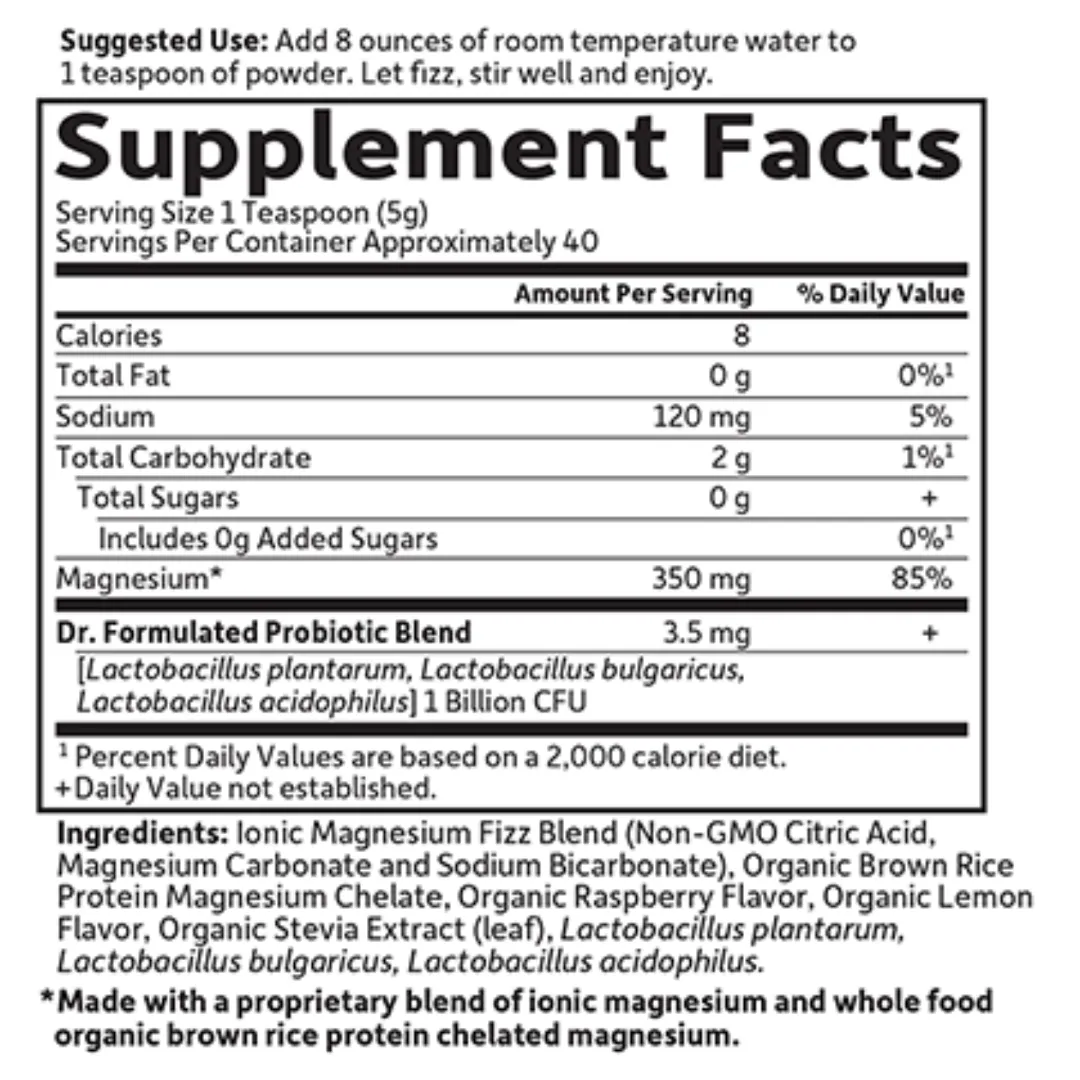 Garden of Life Whole Food Magnesium Powder 198.4g