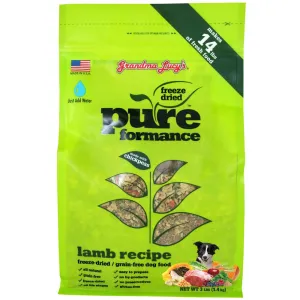 Grandma Lucy's Pureformance Lamb Freeze-Dried Grain-Free Dog Food 3lb