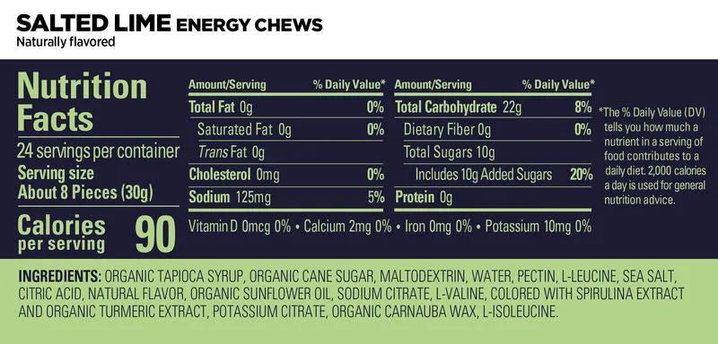 GU ENERGY CHEWS PACK