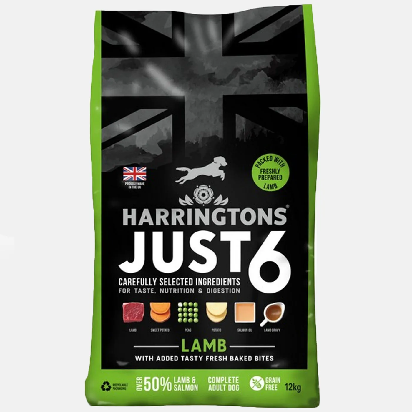 Harringtons Just 6 Dry Lamb Dog Food