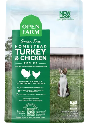 Homestead Turkey & Chicken Dry Cat Food