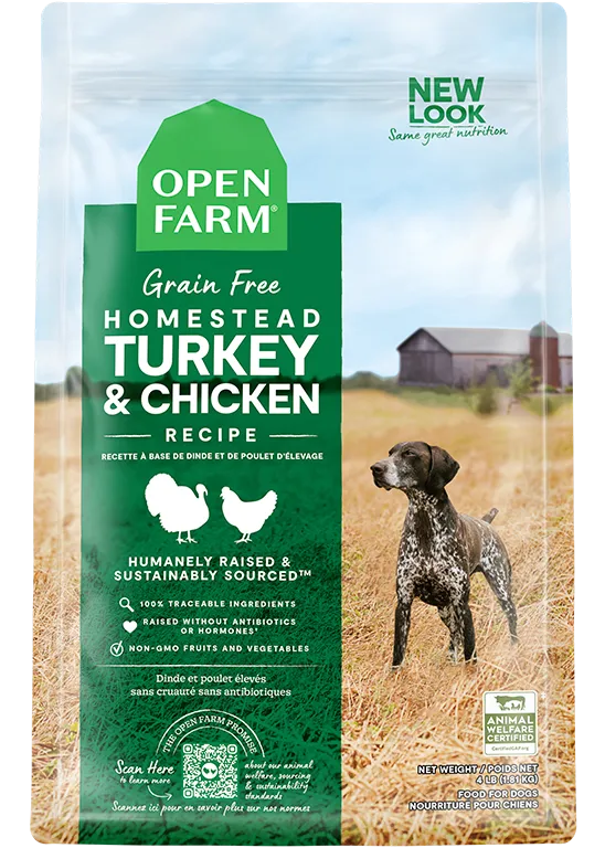 Homestead Turkey & Chicken Grain-Free Dry Dog Food