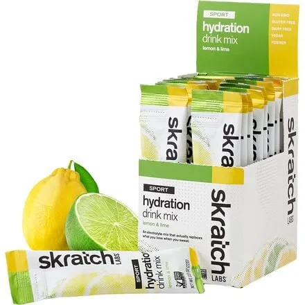 Hydration Sports Drink Mix, Pack of 20 Skratch Labs Lemon-Lime