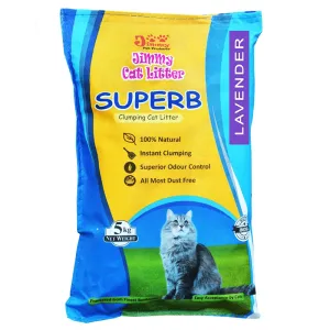 JiMMy Superb Lavender Scented Clumping Cat Litter