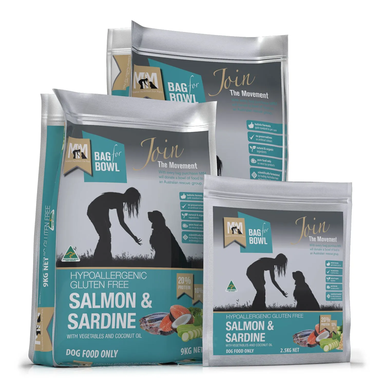 Meals for Mutts Salmon & Sardine Adult Dry Dog Food