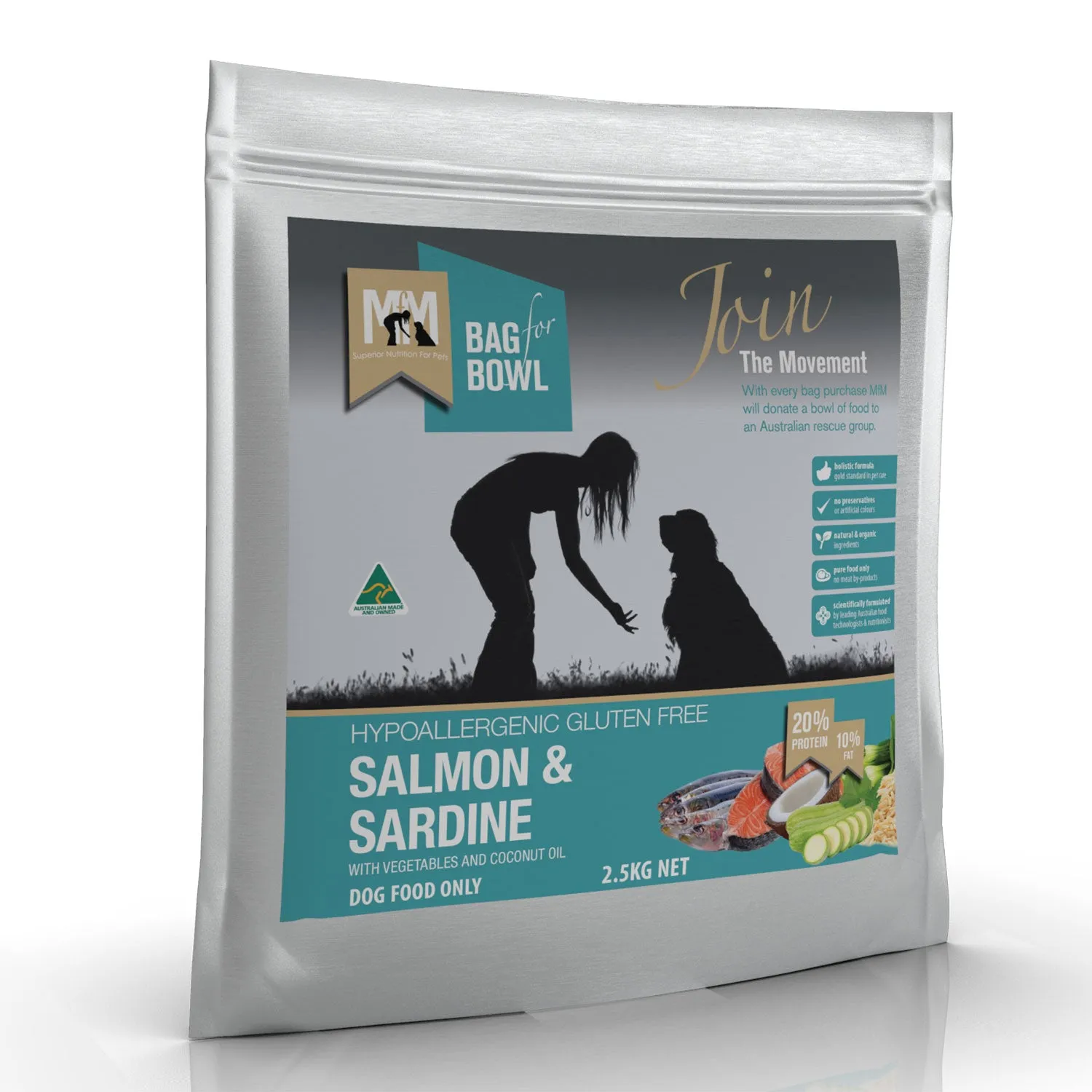 Meals for Mutts Salmon & Sardine Adult Dry Dog Food