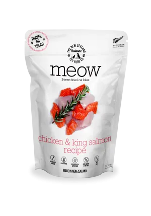 Meow Chicken & King Salmon Freeze Dried Cat Food