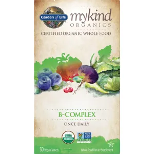 mykind Organics B-Complex 30 tabs by Garden Of Life