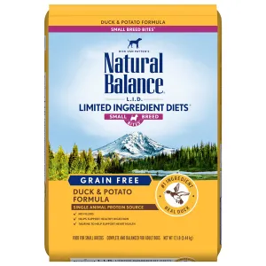 Natural Balance L.I.D. Grain-Free Small Breed Potato & Duck Dog Food