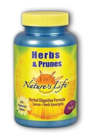 Natures Life Herbs & Prunes Formula - Vegetarian 250 Tablet